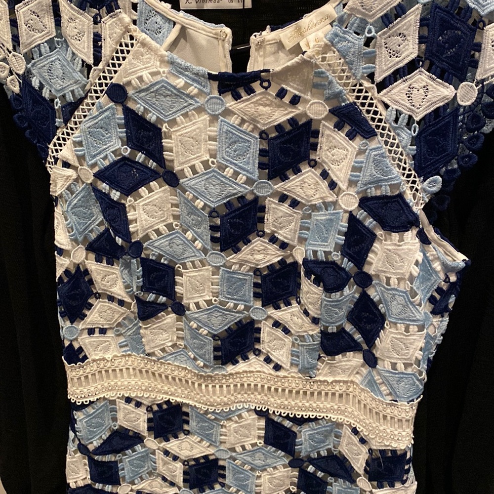 Shoshanna blue dress
